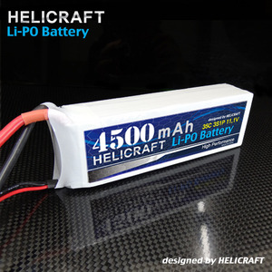 [Helicraft Ace] Lipo 4500mAh 11.1V 35C-강력추천 헬셀