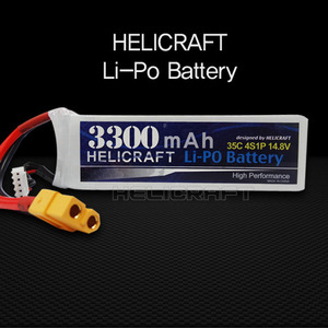 [Helicraft Ace] Lipo 3300mAh 14.8V 35C [XT-60] 헬셀